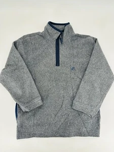 Vintage Bugle Boy 1/4 Zip Winter Rayon Fleece Jacket Size Small - Bild 1 von 4
