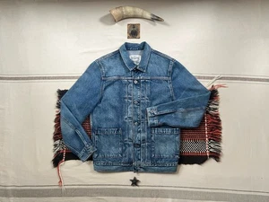Levi's LMC Made Crafted Type 2 Trucker Jacket M Pleat Front LNWOT Organic Denim - Picture 1 of 19