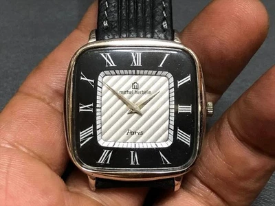 ¡ENVÍO GRATUITO! RELOJ HOMBRE M.HERBELIN CAL.2512 CUERDA VINTAGE HECHO EN SUIZA 31 MM Foto 1 de 4
