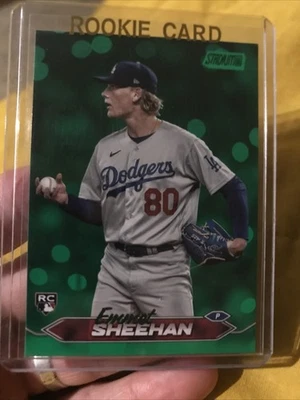 2024 Topps Stadium Club - Emmet Sheehan #126 Green Foil /199 (RC) - Image 1 of 2
