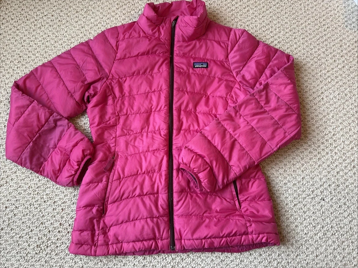 新品　Patagonia girls XLジャケット　ピンク Patagonia Down Sweater Jacket Girls Size XL (14-16) Pink Puffer | eBay