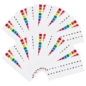 20 Sets Index Label Student Decorative Alphabet Tabs Alphabetical Notebook - Picture 1 of 10