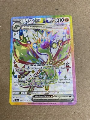 Pokemon Flygon ex 222/191 Sv08: Surging Sparks Ultra Rare Holo - Image 1 of 4
