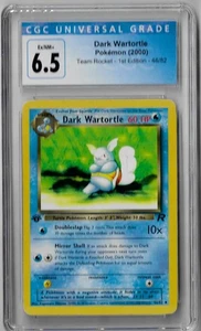 Pokemon Dark Wartortle CGC 8 Team Rocket 1ª Edición 46/82 Ex/NM+ 2000 - Imagen 1 de 2