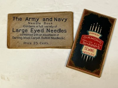 Folleto de agujas de colección - Agujas de ojos grandes coleccionables del ejército y la marina Foto 1 de 4