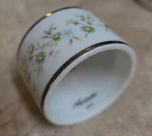 Noritake Savannah Napkin Ring- Platinum Rim- Discount  - Picture 1 of 4