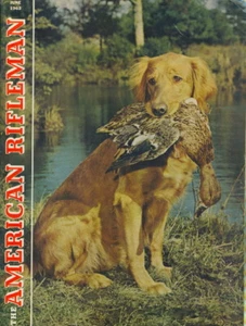 1963 American Rifleman Magazine: Golden Retriever on Cover - Picture 1 of 1