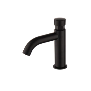 Bath Black Time Delay Faucet Touch Press Auto Self Closing Only Cold Saving Tap - Picture 1 of 8