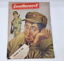 VTG Aug 1951 LEATHERNECK U.S. MARINE CORP Magazine - Prisoner of War 