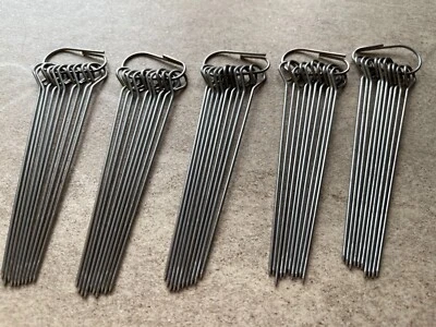 10x 20x 30x 50x 100x Rouladennadeln EDELSTAHL Rouladenhalter Rouladenspieß 10cm - Bild 1 von 4