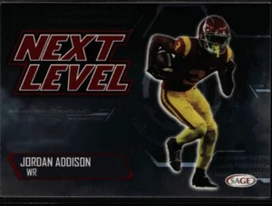 2023 #196 Jordan Addison Red I865 - Picture 1 of 2