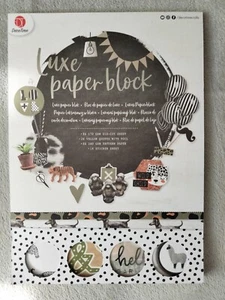 Deco Time, Luxe Paper Block, wild animals, A4, scrapbook paper paper  - Picture 1 of 14