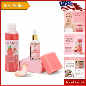 Fragrance-Free Feminine Wash Set with Peach Yoni Soap & Soothing Oil - Picture 1 of 11