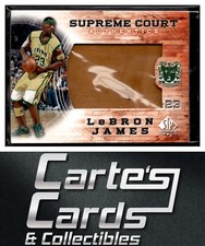 LeBron James 2013-14 SP Authentic #SC-9 Supreme Court Game Used Floor