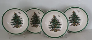SPODE CHRISTMAS TREE - Set of 4 Cereal Bowls 6 1/4"" - Picture 1 of 9