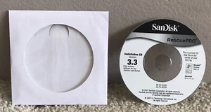 2007 SanDisk RescuePro 3.3 Software Mini Installation CD Disc Windows 2000 XP PC - Picture 1 of 3