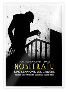 "Nosferatu"" Filmposter 1922 Wandkunst Glanzdruck 11,7""x16,5" - Bild 1 von 4