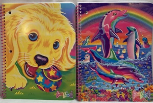 NEW Lisa Frank Glitter Nalu & Breeze  & Happy Birthday Casey Spiral Notebooks - Picture 1 of 14