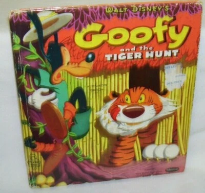 Disney's Goofy and the Tiger Hunt Whitman Tell A Tale Book 1954 - Image 1 of 2