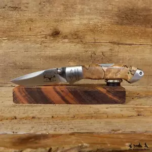 #19231 P | Navaja de bolsillo plegable de edición limitada con mango de arce dividido para... - Imagen 1 de 3