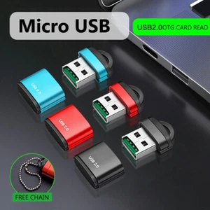 3Pack High Speed Mini USB 2.0 Micro SD TF T-Flash Memory Card Reader Adapter - Bild 1 von 18