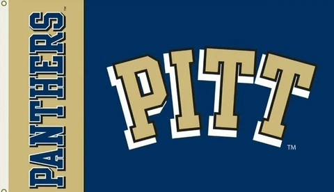 PITTSBURG PANTHERS 3'X5' NCAA FLAG BANNER: FAST FREE SHIPPING Cover