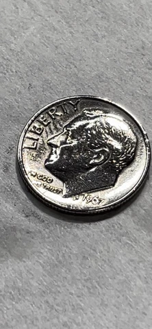 1967 dime error (in god we trust-js) Cover
