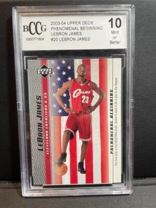 2003-04 Lebron James upper deck phenomenal beginning #20 Rookie RC BCCG 10! - Picture 1 of 2