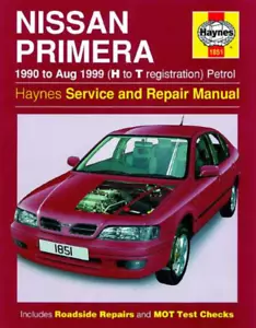 Nissan Primera Petrol 1990-1999 Haynes Manual Workshop Service Repair Manual - Picture 1 of 5