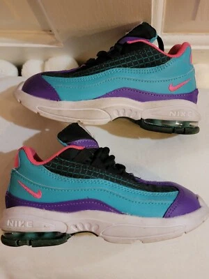 Tênis Nike infantil feminino tamanho 9C Max Air BQ7220-300 - Imagem 1 de 4