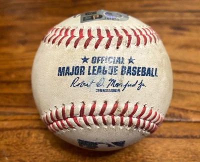 Jordan Luplow Diamondbacks Game Used Baseball 8/17/2022 vs Giants Rodon Hit FO - Image 1 of 4