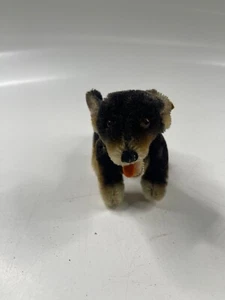 Steiff Tier Hund Dackel ca. 16 cm dunkelbraun - Bild 1 von 7