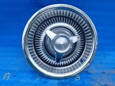  "Pontiac Bonneville Catalina 1964 3 barras giratorio 14"" tapacubos cubierta de rueda #b" Foto 1 de 4