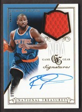 2013-14 National Treasures Game Gear AUTO PATCH #GS-RF Raymond Felton 09/25