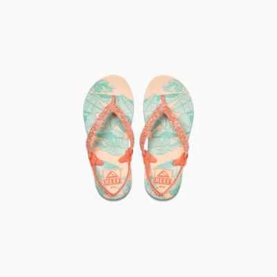 Sandalias REEF LITTLE STARGAZER PRINTS - Palmeras Como Nuevas - Talla 11/12 - Nuevas con Etiquetas Foto 1 de 4