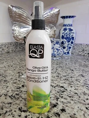 Acondicionador H2 sin enjuague de aceite de oliva y mantequilla de mango Elasta QP 8 OZ Foto 1 de 2