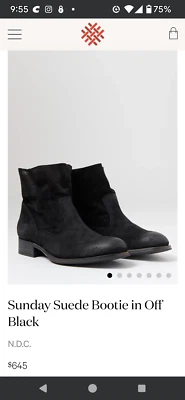 Botines italianos hechos a mano NDC $645, se venden por $75 Foto 1 de 4