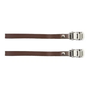 Toe Straps Sunlite Road Leather Brown - Picture 1 of 1