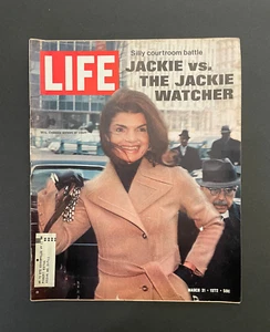 LIFE Magazine March 31 1972 Jackie Kennedy Onassis plus WTC Under Construction - Picture 1 of 3