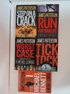 LOT OF (5) JAMES PATTERSON "MICHAEL BENNETT" #1-5 HARDCOVER/W/DJ - Image 1 of 4