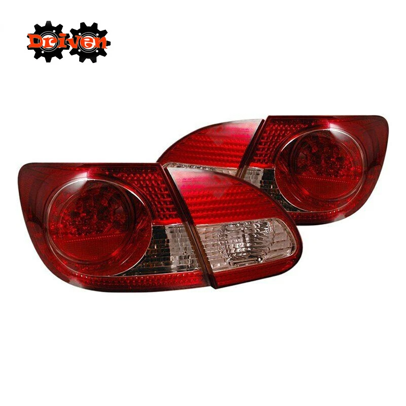 Luces traseras LED rojas para Toyota Corolla 2003-2008 4 piezas carcasa base S CE TRD Foto 1 de 1