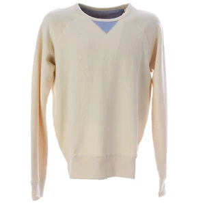 OLASUL Men's Bone Reverse Sweatshirt $130 NEW - Picture 1 of 2