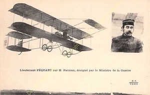 Cpa Aviation Pilot Lieutenant Frequent Airplane Farman Edit Fleury - Picture 1 of 2