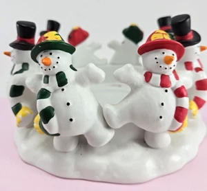 PartyLite P7436 Frolicking Frostys 3-Docht Kerzenhalter - Bild 1 von 5