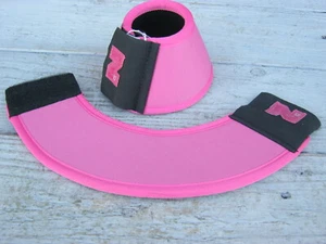 Horze Summer 1982 Scandinavian Team Bell Boots Pink XS 24715 - Picture 1 of 3