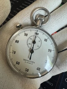 Tokyo clock Made in Japan stopwatch 50 mm 4 Jewels running - Picture 1 of 22