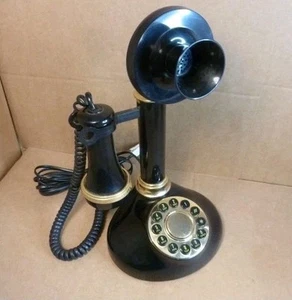 Candlestick Phone Betacom Speakeasy Push Button - Photo 1/5