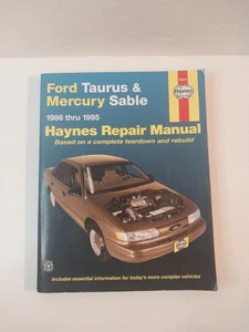 1986-95 Haynes Ford Taurus and Mercury Sable Auto Repair Manual 36074 - Picture 1 of 5