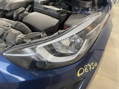 Used Left Headlight Assembly fits: 2016 Hyundai Elantra Cpe reflector US built L - Image 1 of 4