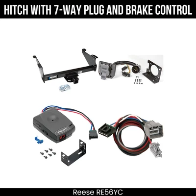 Control de freno de cableado paquete de remolque Reese para 03-24 Dodge Ram 2500 3500 03-08 Ram 1500 Foto 1 de 4